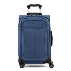 Front. Travelpro - Tourlite Softside Expandable 21" Carry On Spinner Luggage - Blue.