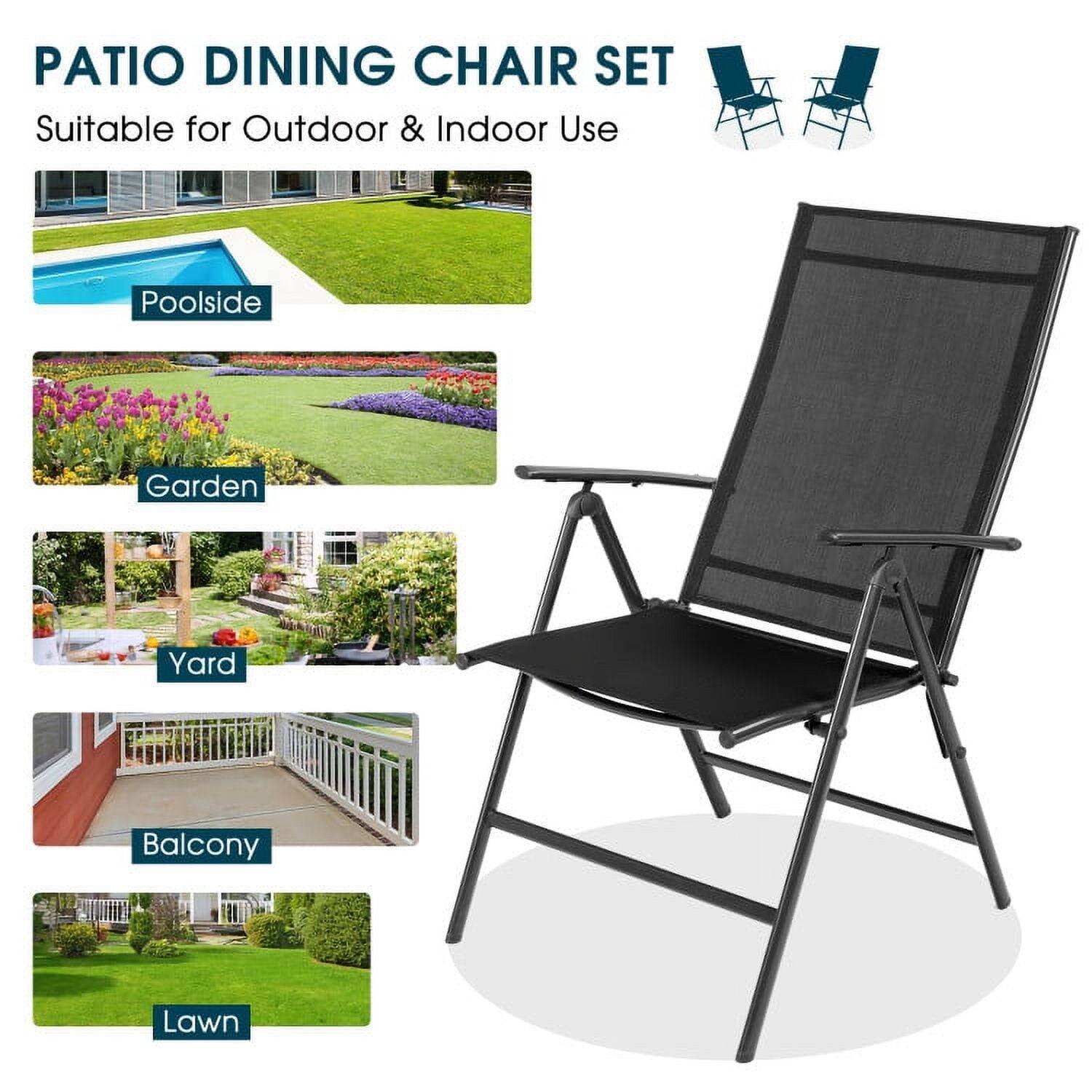 PATIO DINING CHAIR SET  
Suitable for Outdoor & Indoor Use  

- Poolside  
- Garden  
- Yard  
- Balcony  
- Lawn