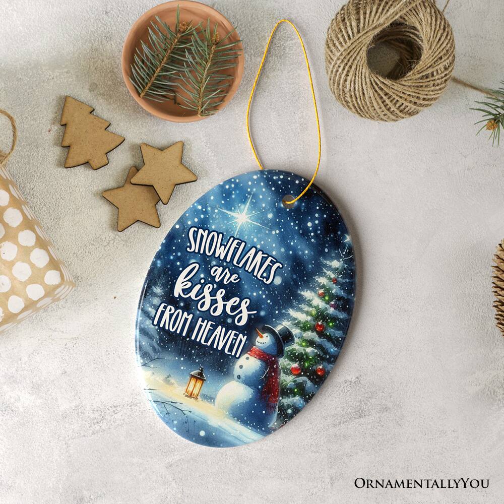 SNOWFLAKES are kisses FROM HEAVEN

ORNAMENTALLY YOU