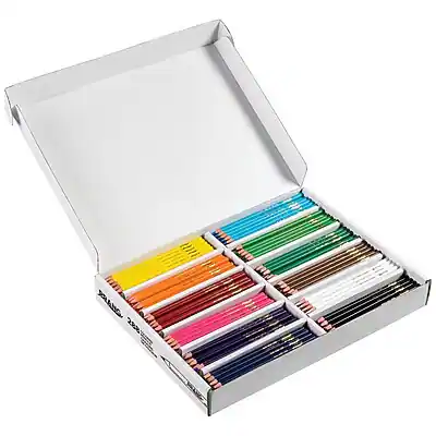 Front. Prang - Prang Professional Colored Pencils, Assorted Colors, 288/Carton (X82408X) - Assorted.