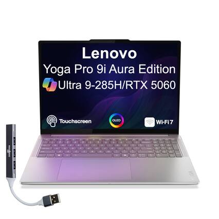 Lenovo Yoga Pro 9i Aura Edition Ultra 9-285H/RTX 5060 Touchscreen OLED Wi-Fi7