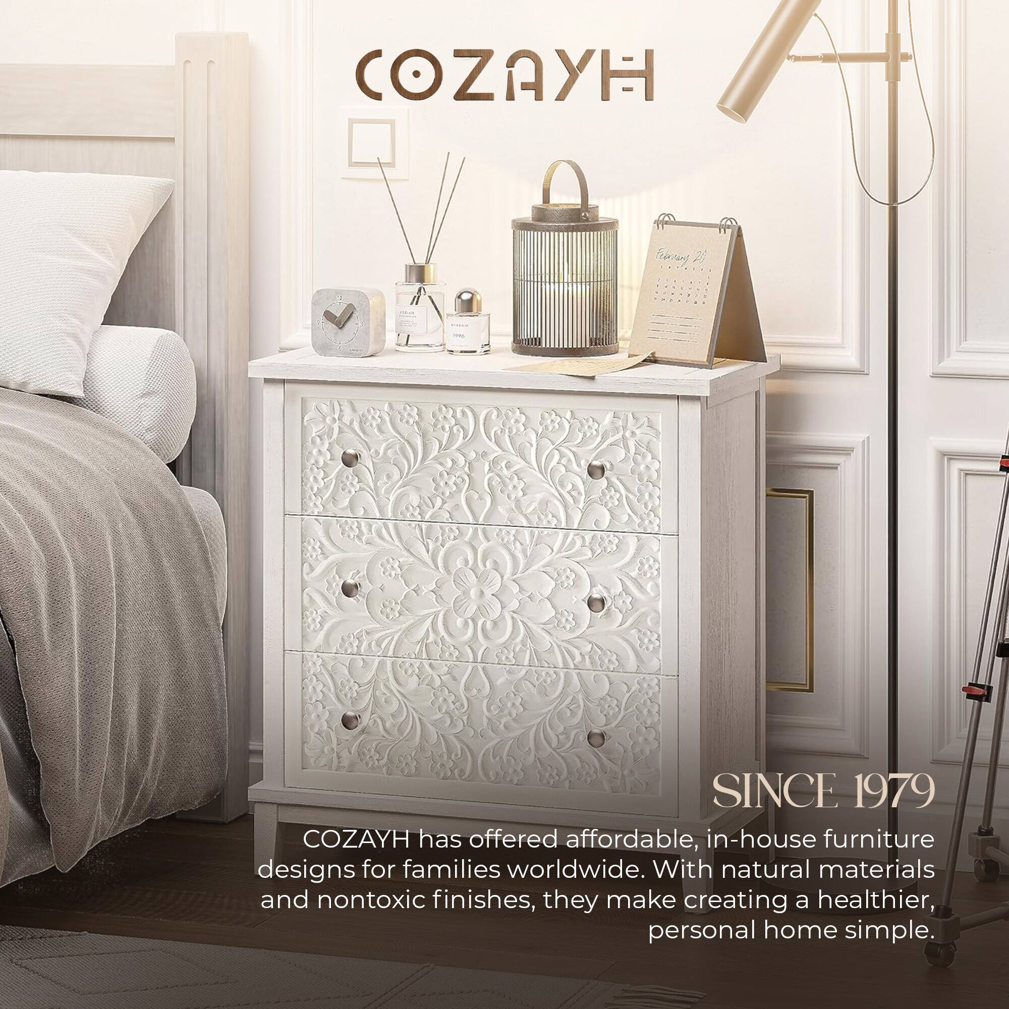 COZAYH

SINCE 1979

COZAYH has offered affordable, in-house furniture designs for families worldwide. With natural materials and nontoxic finishes, they make creating a healthier, personal home simple.
