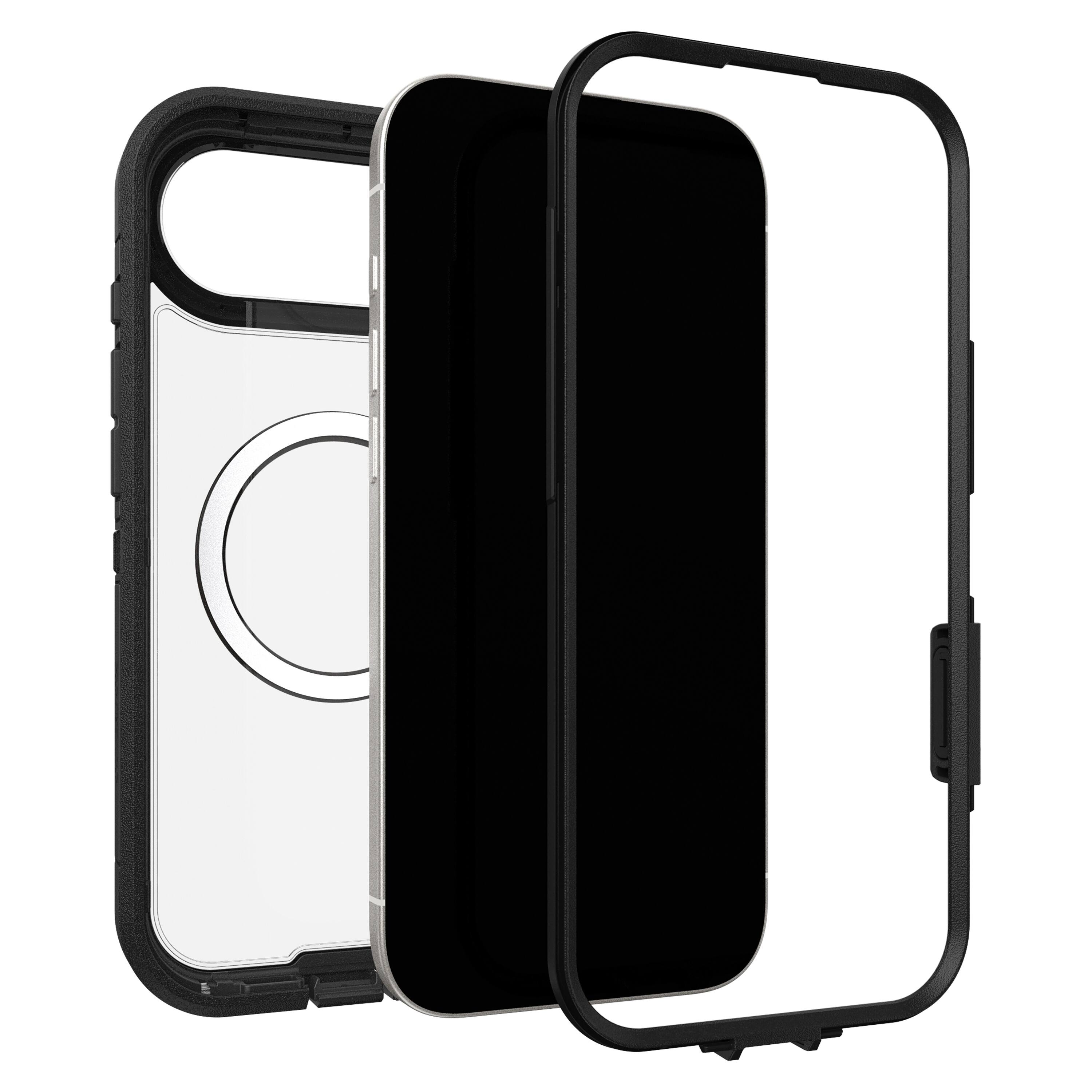 Back. OtterBox - Defender Series Pro XT Hard Shell for Apple iPhone Air - Black.