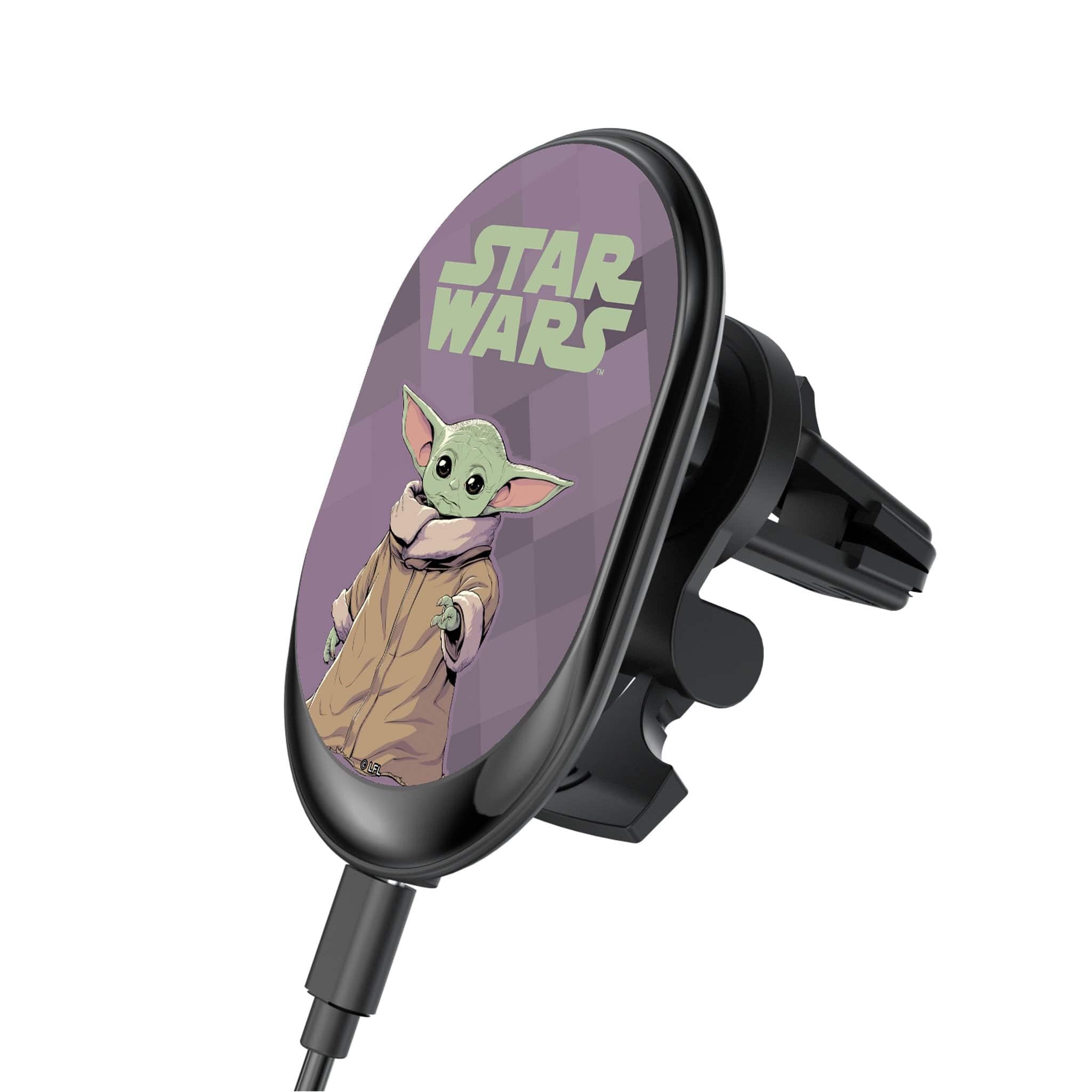 Keyscaper - Star Wars: The Mandalorian Color Block Wireless Mag Car Charger - Grogu