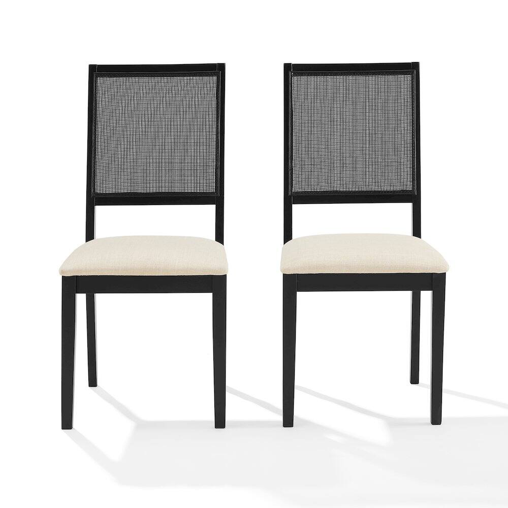 Alt View 1. Crosley Furniture - Greer 2-Piece Dining Chair Set - Black.