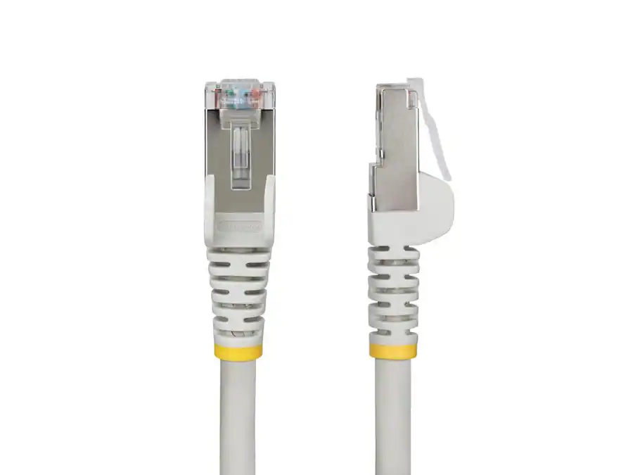 Poe Rj45 StarTech.com StarTech 75ft Gray CAT6a Ethernet Cable, 10GbE, 100W PoE++ ...