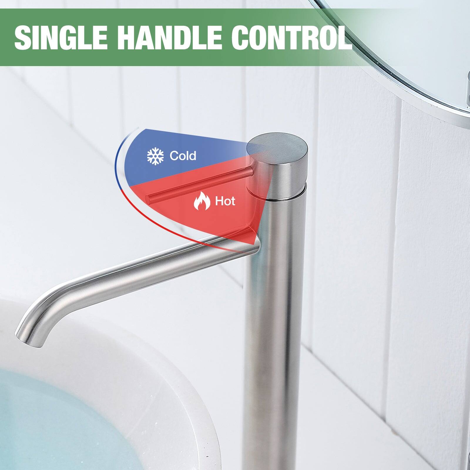SINGLE HANDLE CONTROL

Cold Hot