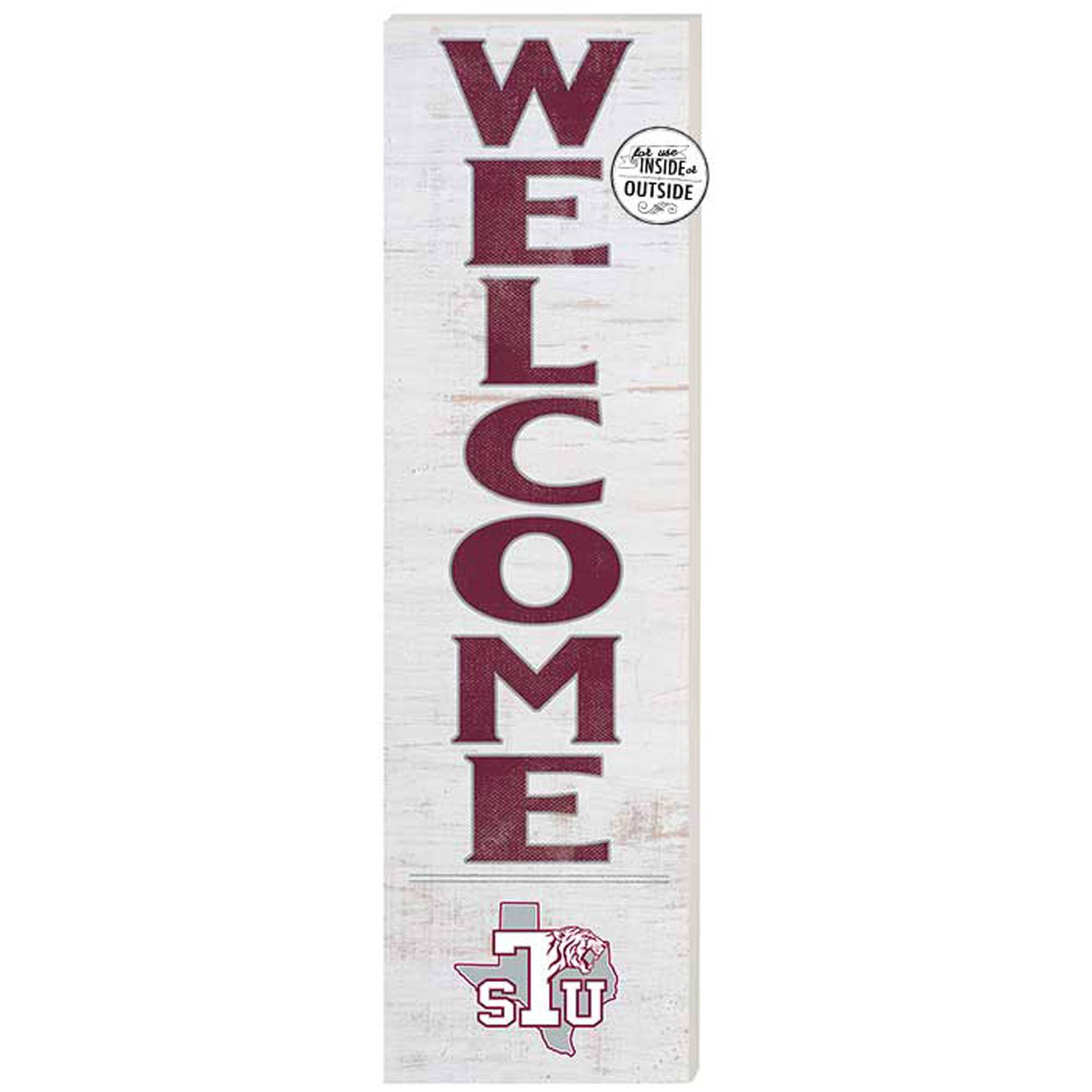 Texas Southern Tigers 10'' x 35'' Indoor/Outdoor Welcome Sign