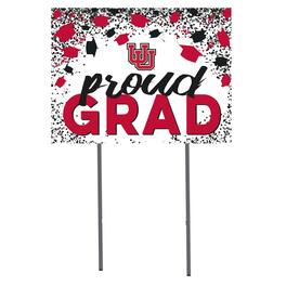 Jardine - Utah Utes 18'' x 24'' Grad Yard Sign - White