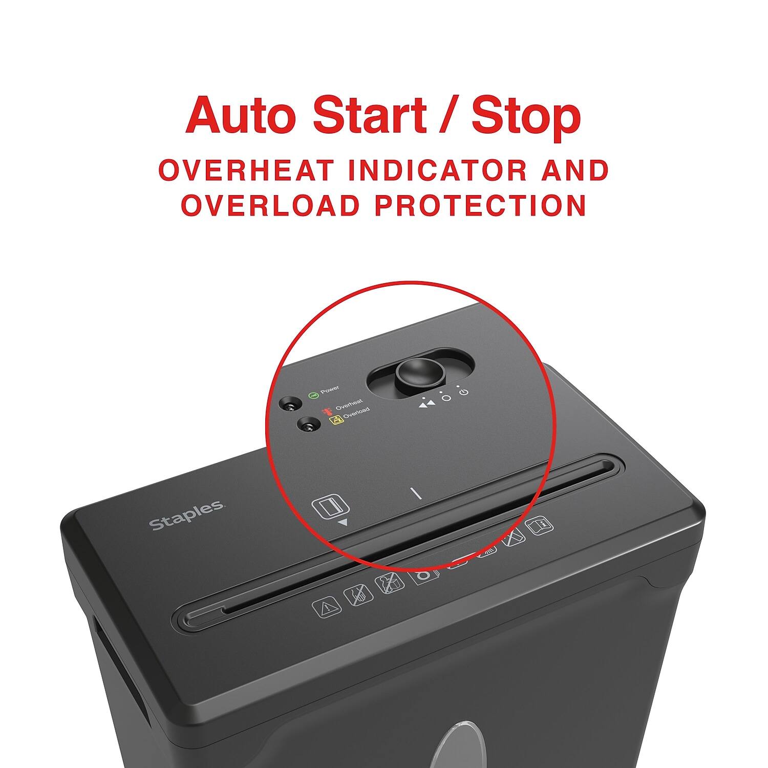 Auto Start / Stop  
OVERHEAT INDICATOR AND OVERLOAD PROTECTION