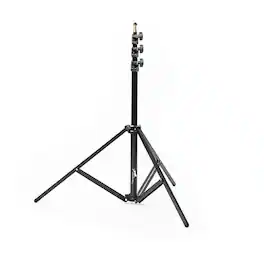 CheetahStand - C8 - 3 Section Aluminum Light Stand, 29" to 96" Height - Supports up to 6 lbs., Black