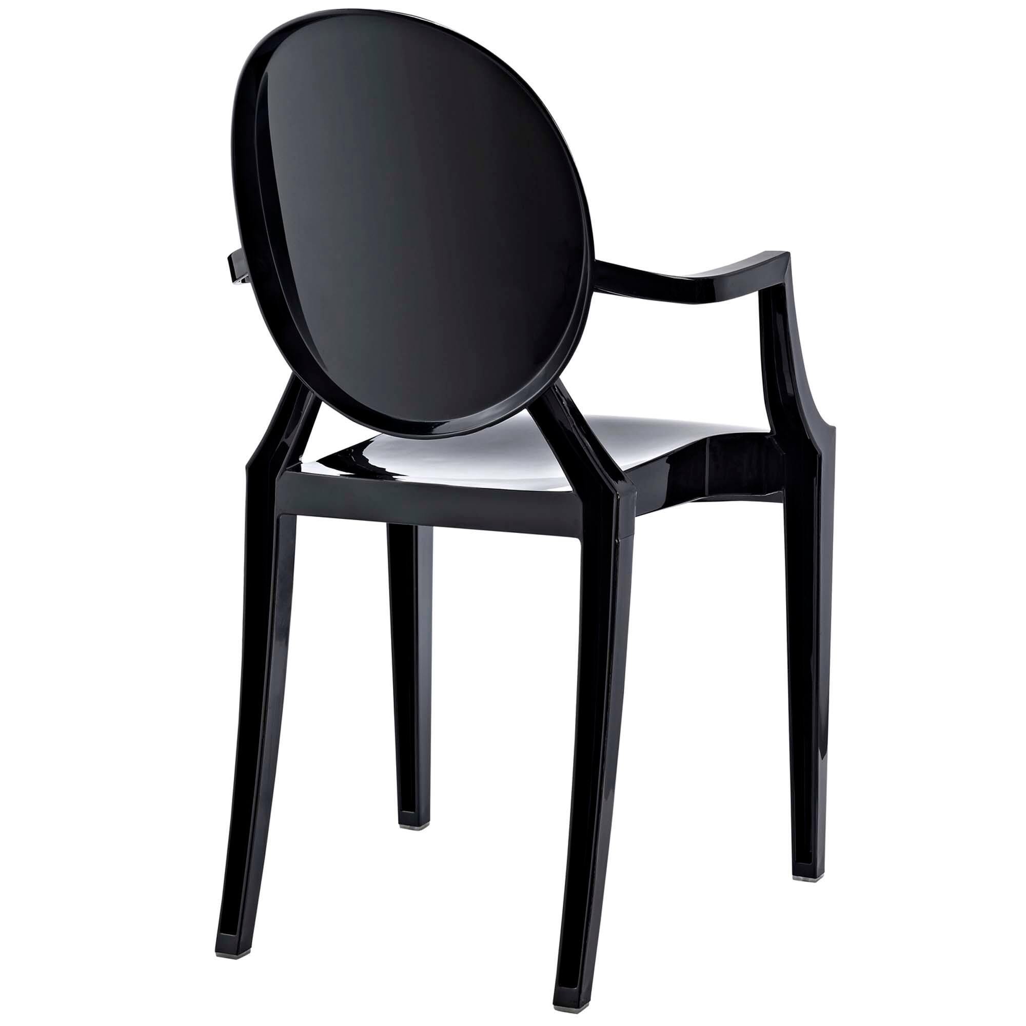 Alt View 2. Modway - Casper Dining Armchair by Modway - Black.