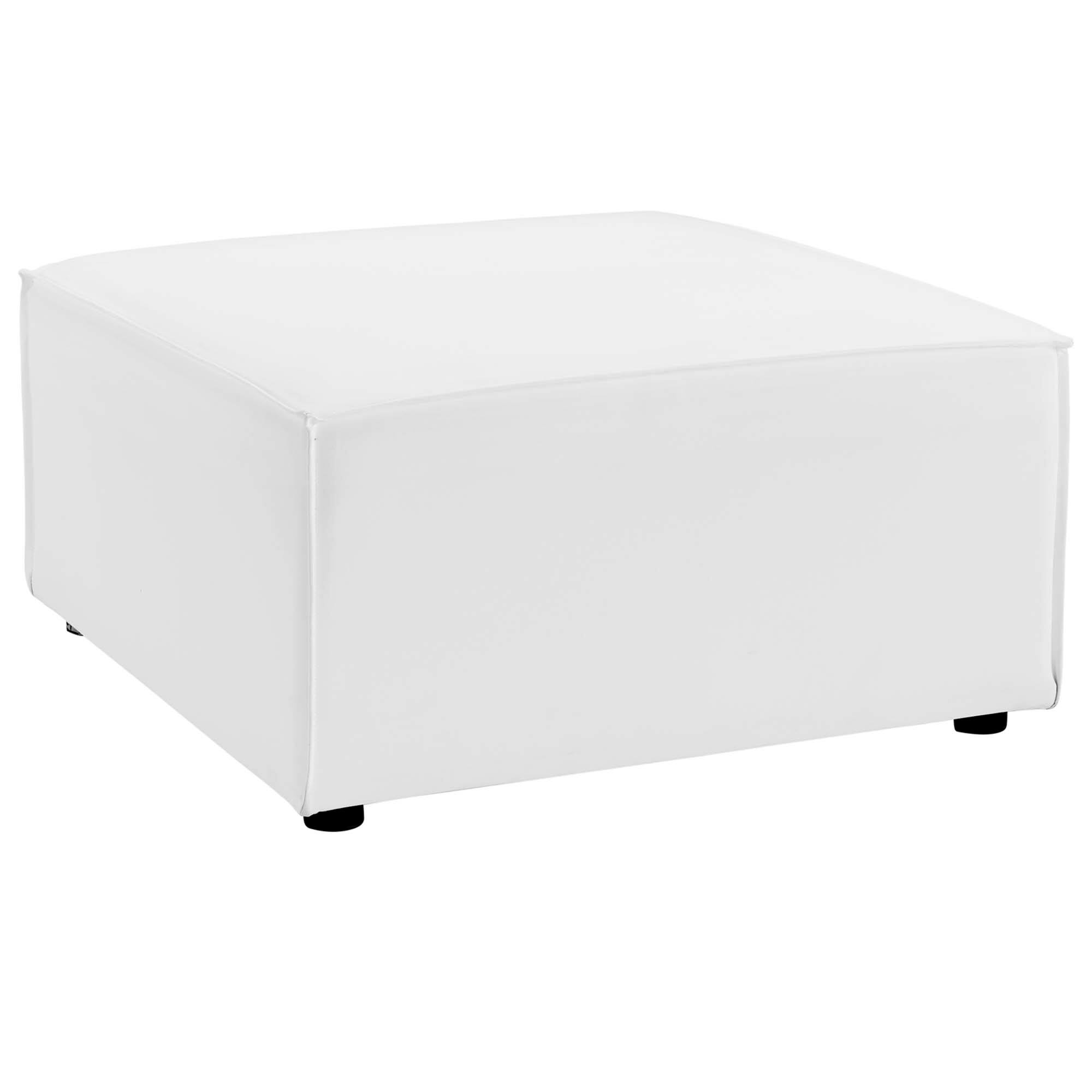 Alt View 2. Modway - Saybrook 5-Piece Outdoor Patio Upholstered Sectional Sofa by Modway - White.