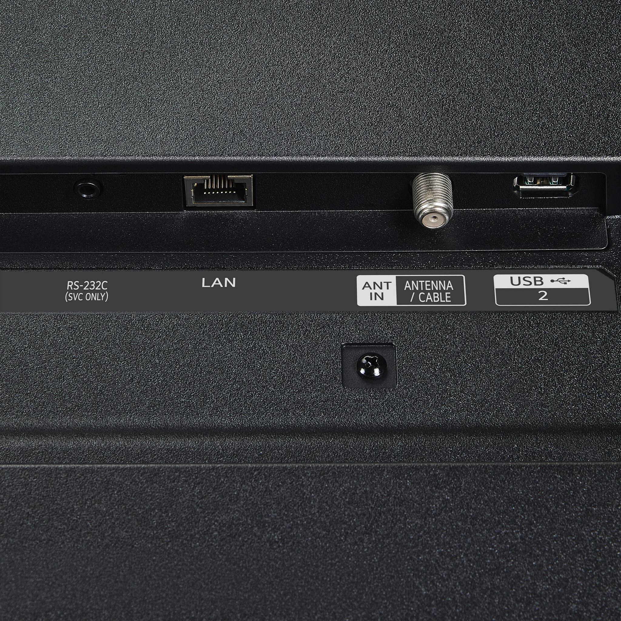 RS-232C (SVC ONLY)  
LAN  
ANT IN / ANTENNA CABLE  
USB 2
