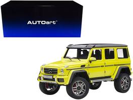 Mercedes Benz G500 4X4 2 Electric 1/18 Model Car by Autoart - Beam/ Yellow