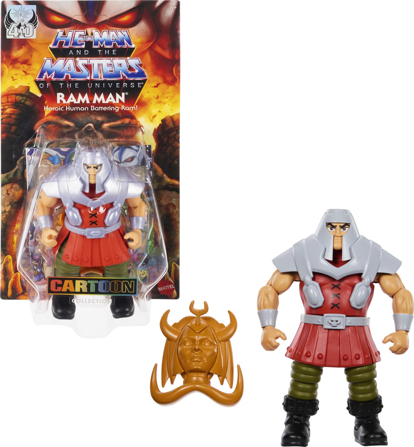 Collectible - Masters of the Universe Origins Cartoon Ram Man (He-Man, MOTU) - COLLECTABLES - Mattel