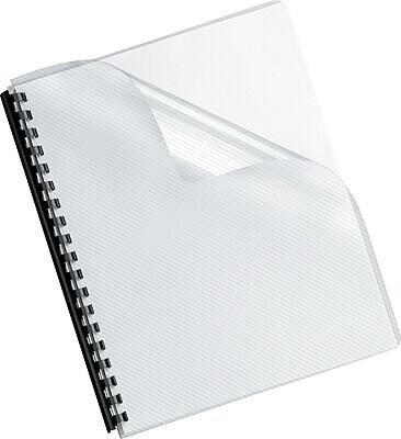 Angle. Fellowes - Futura Presentation Cover, 8.5" x 11", Lined, 25/Pack (5224401).