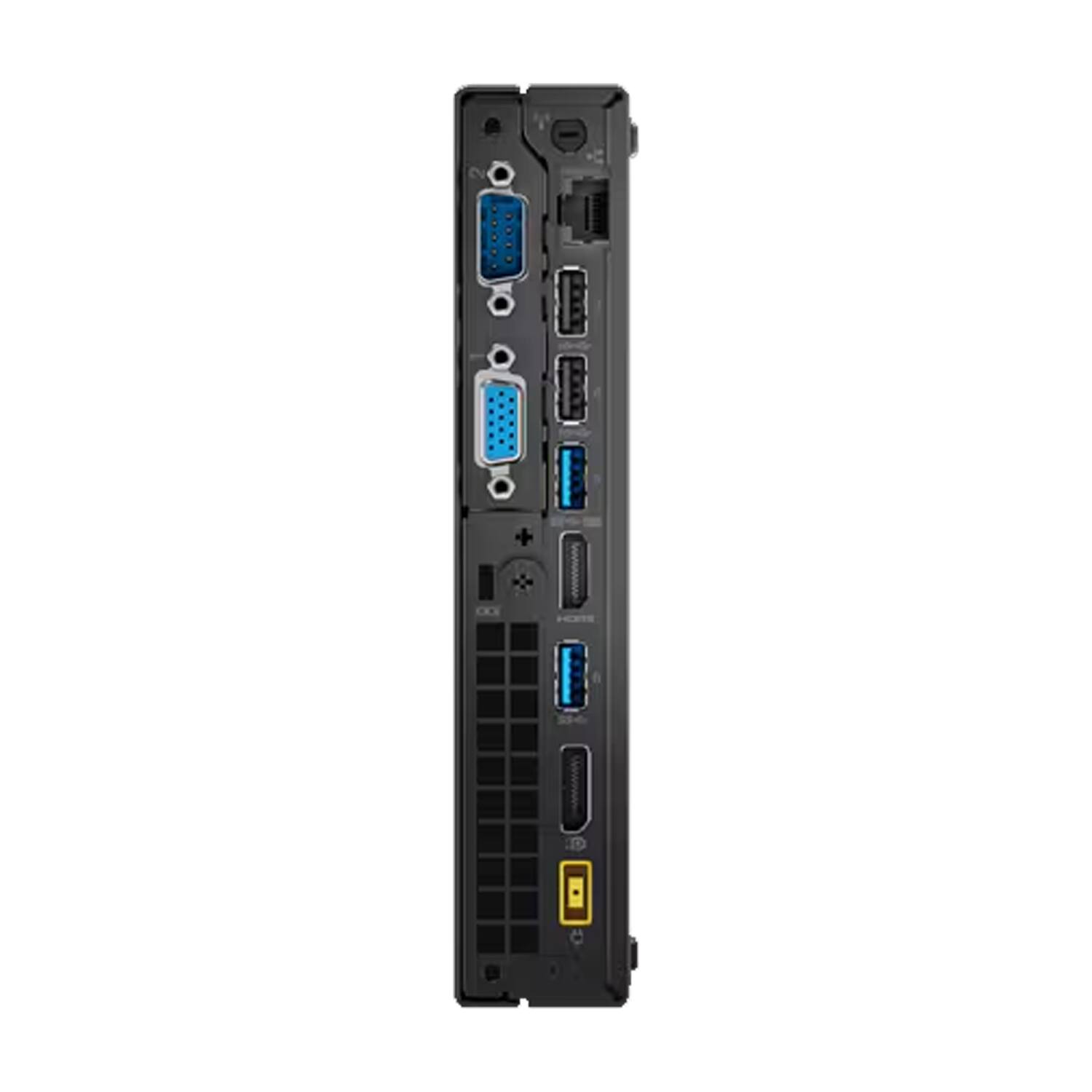 Alt View 2. Lenovo - Lenovo Thinkcentre M920Q PC i5-8500T 8GB RAM 256GB SSD W11P - Black.