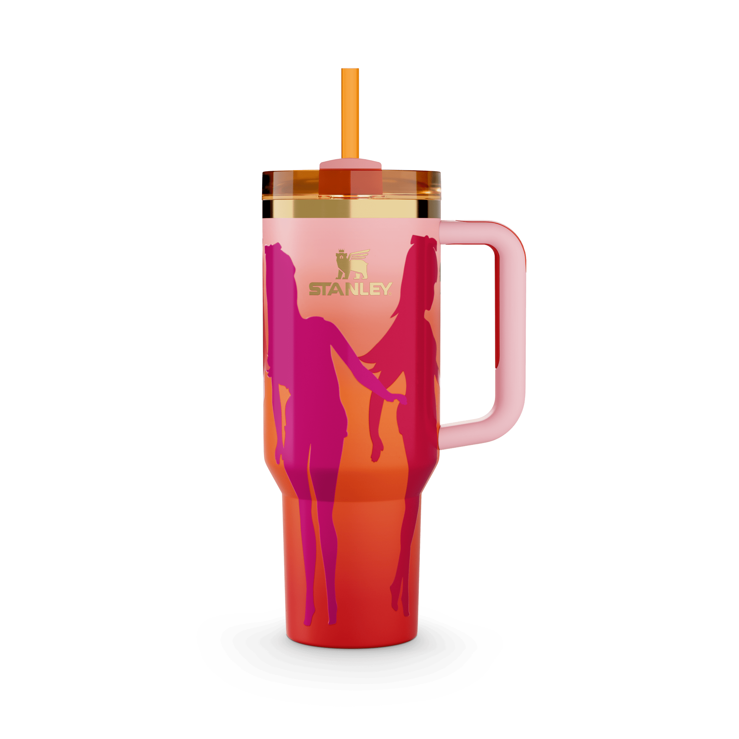 The Barbie™ x Stanley Icon Quencher 1.18L Tumbler Large Capacity Car Mug Daily Multiple Colors Water Bottle - 60's Twist and Turn