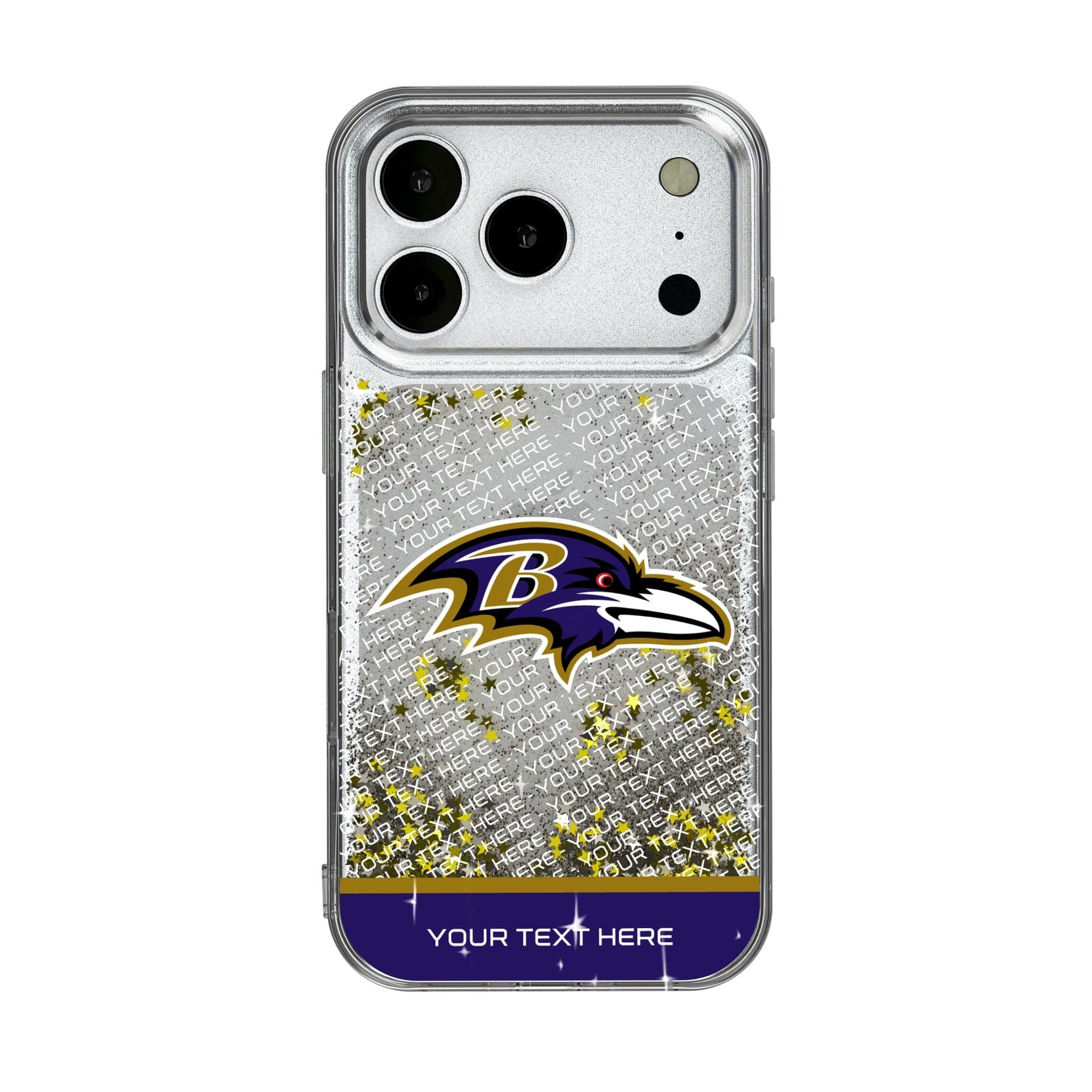 Keyscaper - NFL - Baltimore Ravens Personalized Endzone Plus Design iPhone Glitter Phone Case - 15 Pro - Multicolor price history on PriceWatchPro