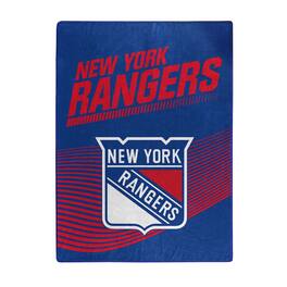 Sweet Home Collection - NHL New York Rangers 60" x 80" Raschel Throw Blanket - Blue