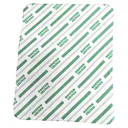 Logo Brands - Boston Celtics 50" x 60" Classic Vertical Stripe Fleece Throw Blanket - Multicolor