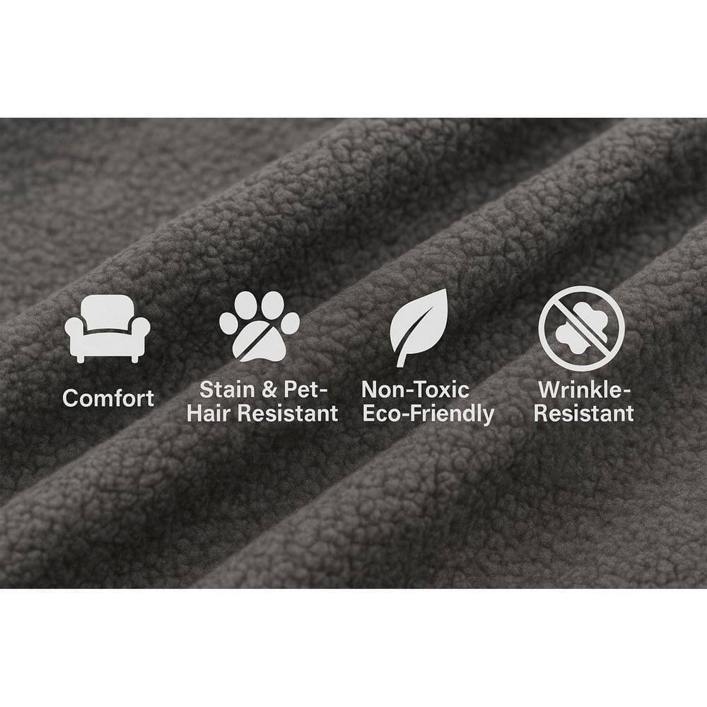 - Comfort
- Stain & Pet-Hair Resistant
- Non-Toxic Eco-Friendly
- Wrinkle-Resistant