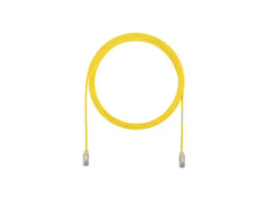 Network Connector Computer Panduit UTP28SP8INYL 8 in. Cat 6 Yellow Network Ethernet Cable - Best Buy