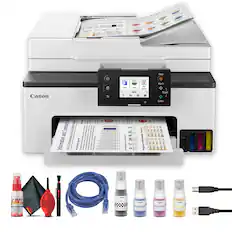 Canon MAXIFY GX7070
Information and Communication Technology
Stop Canon Coee Soa My te Black 1 Start Color RIE Cao Commun Social and Information Connuticatios d Use M 010 . . . - a . 1 . - 1 I ts IT I I +N f f 1 - K E 5 I AVE CERONICE S CLEANE - - - : T 0005-6-8500 - 0 -