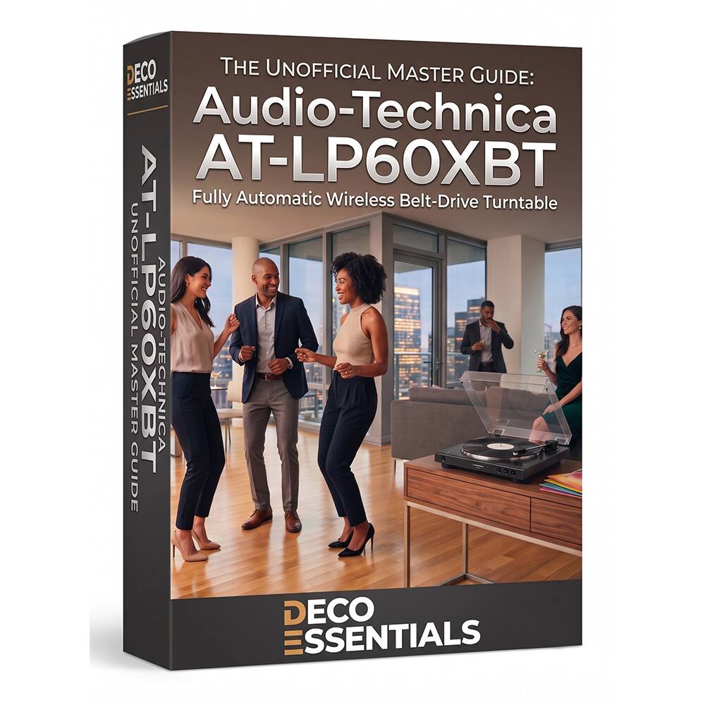 DECO THE UNOFFICIAL MASTER GUIDE: ESSENTIALS Audio-Technica AT-LP60XBT Fully Automatic Wireless Belt-Drive Turntable UNOFFICIAL MASTER GUIDE