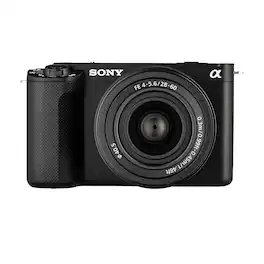 Sony - Alpha ZV-E1 Full-Frame Interchangeable Lens Mirrorless Vlog Camera with 28-60mm Lens - (International Model) - Black