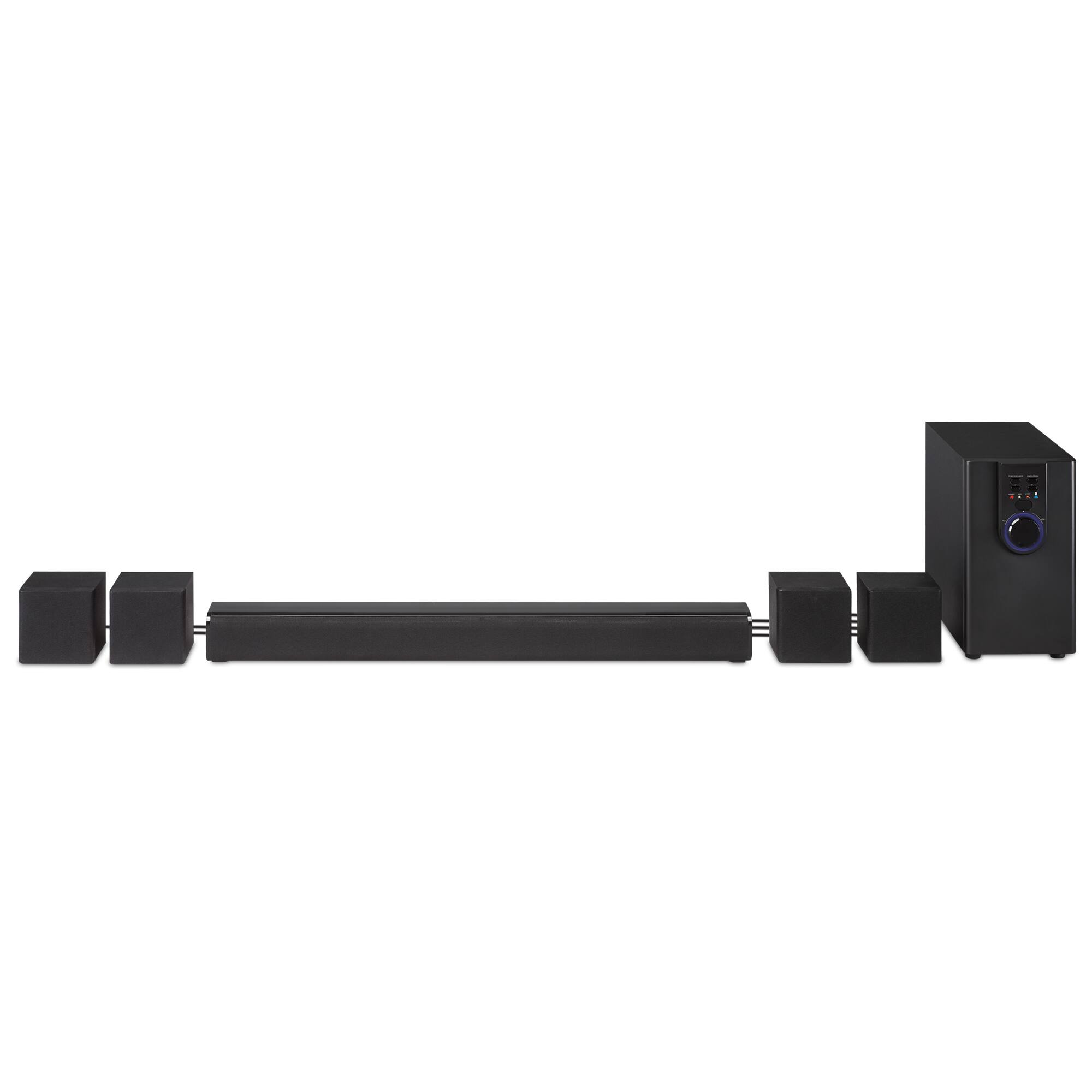 Front. iLive - iLive 5.1-Channel Home Theater System with Bluetooth, IHTB142B.
