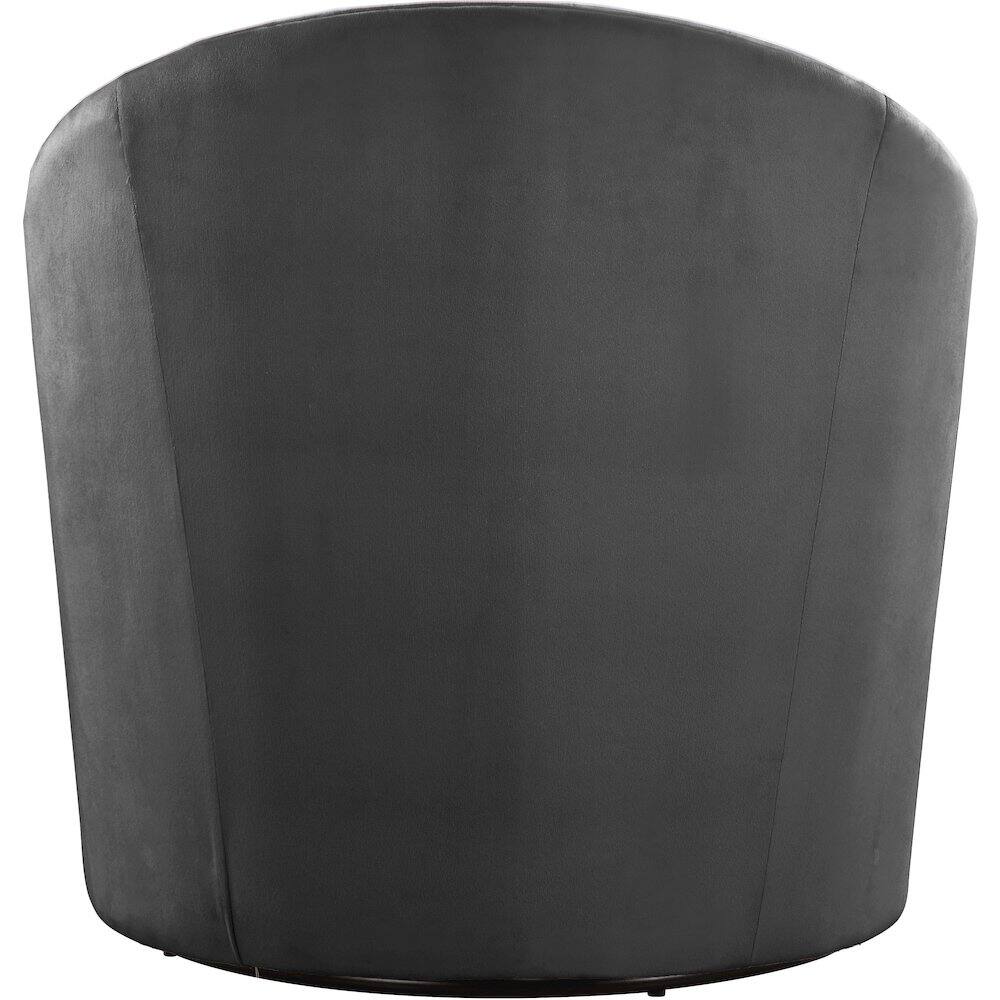 Alt View 1. Meridian Furniture - Alessio Grey Velvet Accent Chair - Grey.