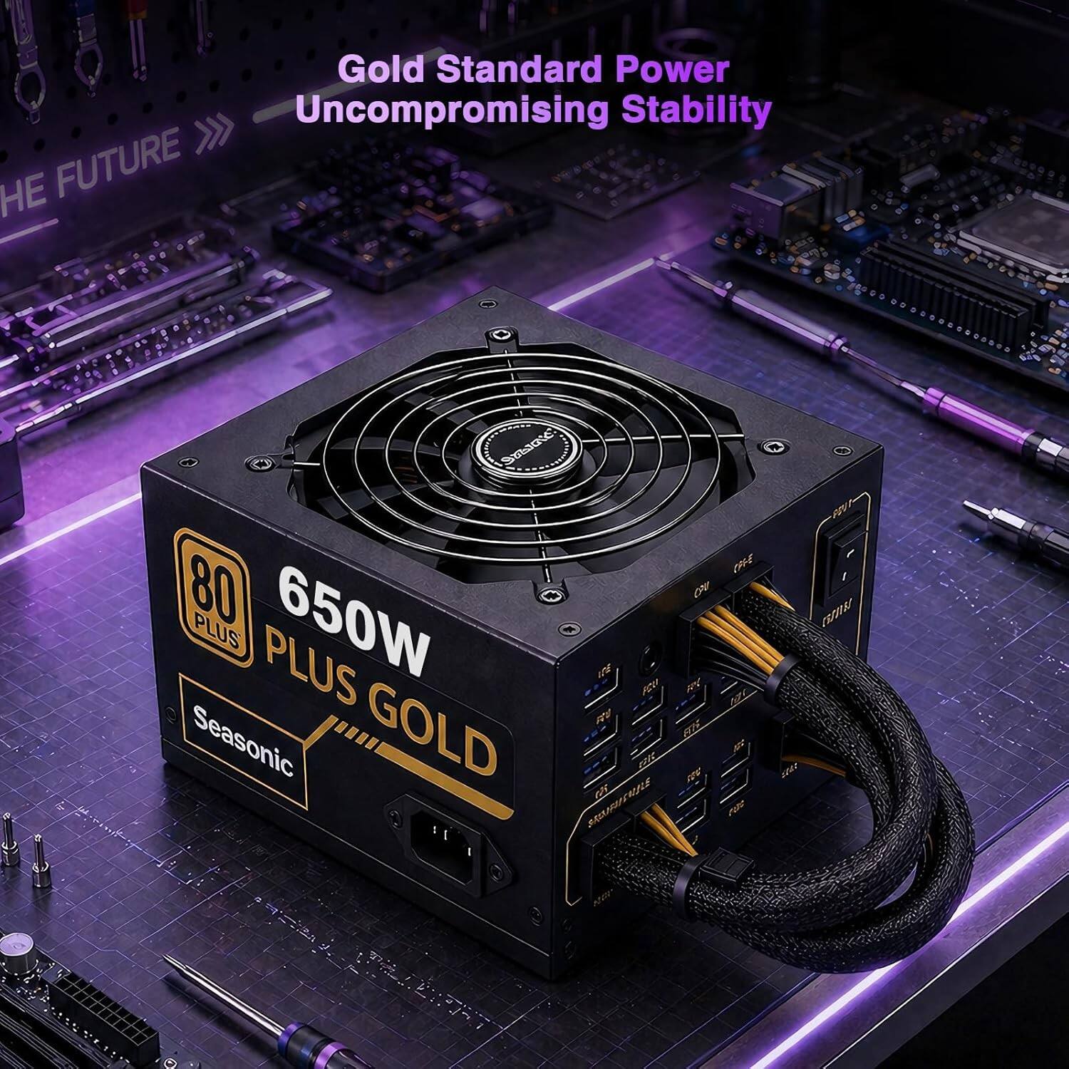 Gold Standard Power Uncompromising Stability >>  
FUTURE  
650W PLUS PLUS  
Seasonic GOLD  
80 PLUS
