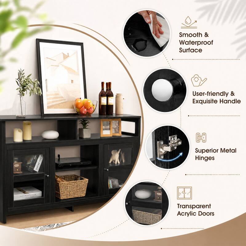 Smooth & Waterproof Surface  
User-friendly & Exquisite Handle  
Superior Metal Hinges  
Transparent Acrylic Doors