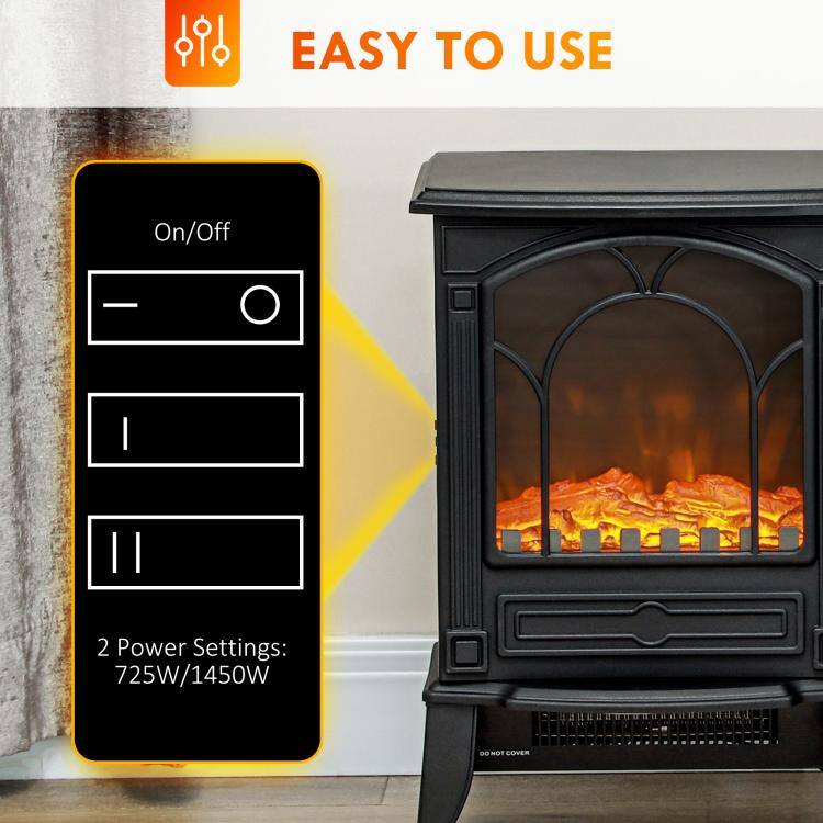 EASY TO USE

On/Off

2 Power Settings: 725W/1450W

DO NOT COVER