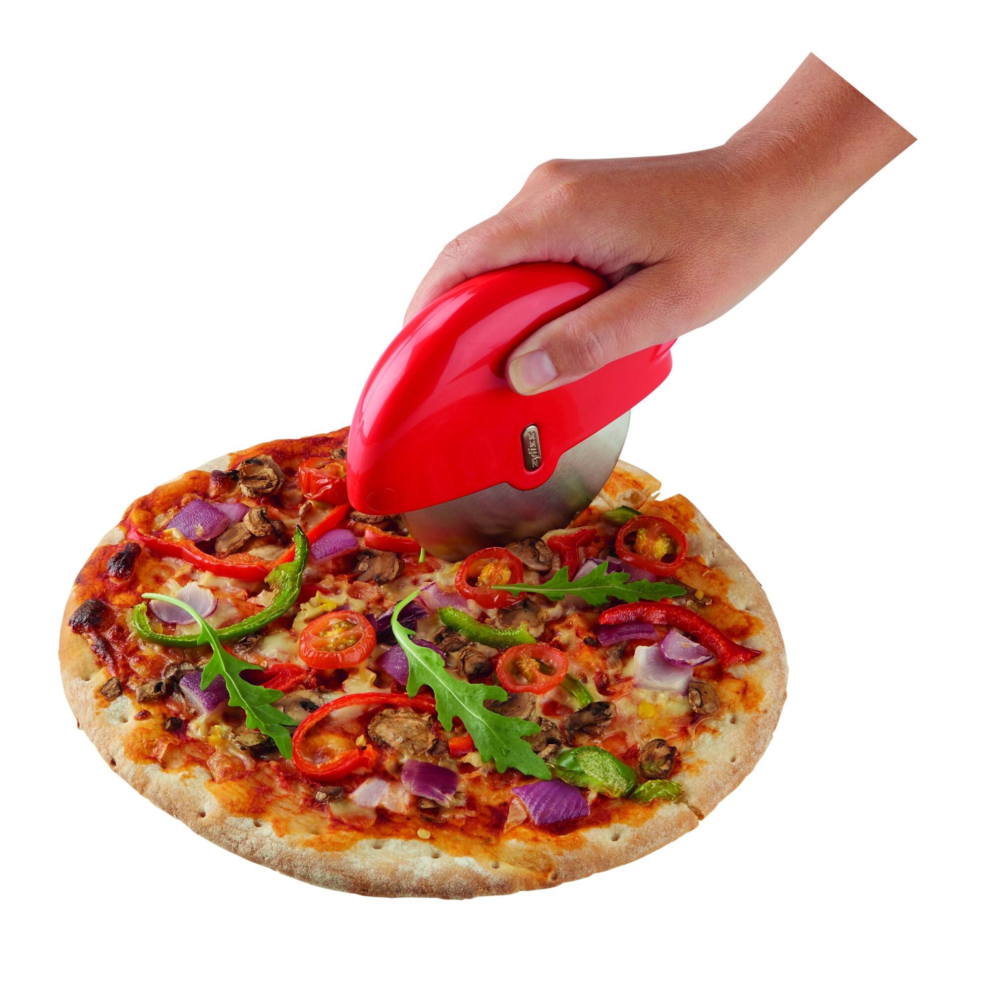 Alt View 1. Zyliss - Pizza Wheel Cutter - Red.
