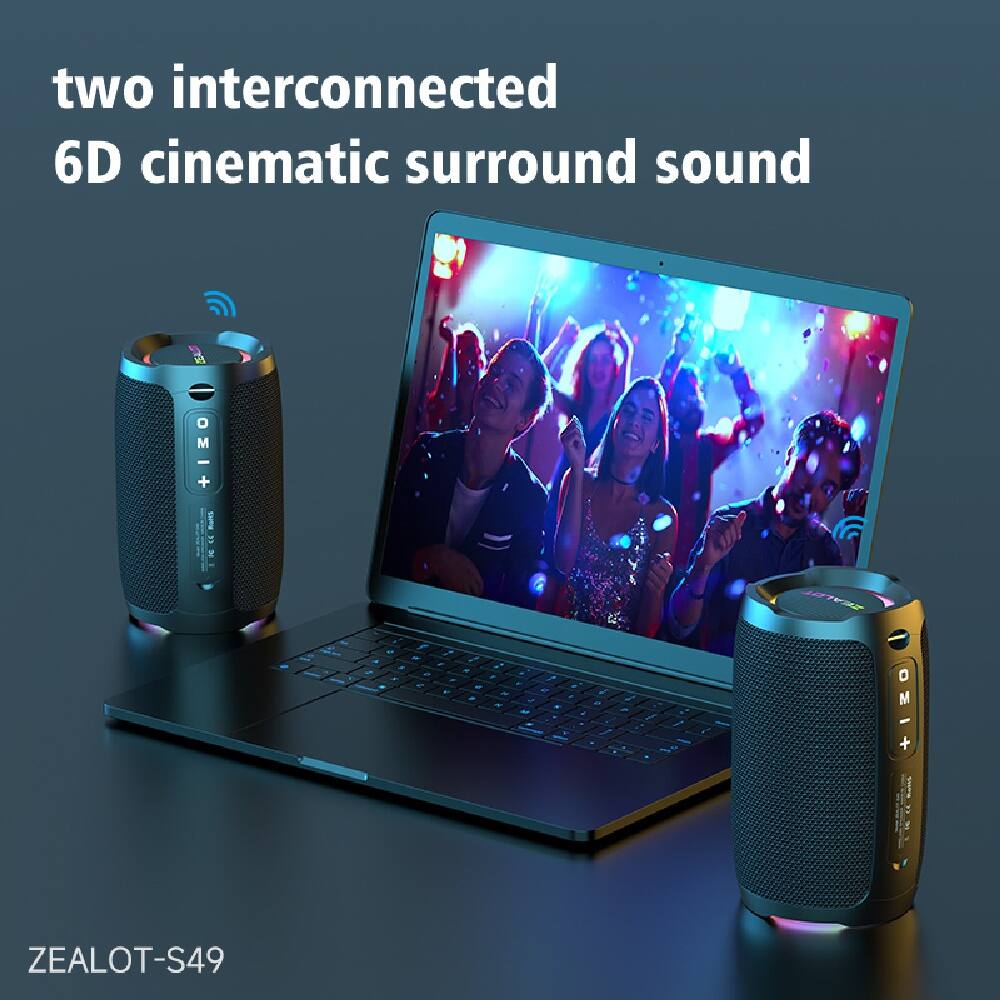 two interconnected 6D cinematic surround sound

ZEALOT-S49