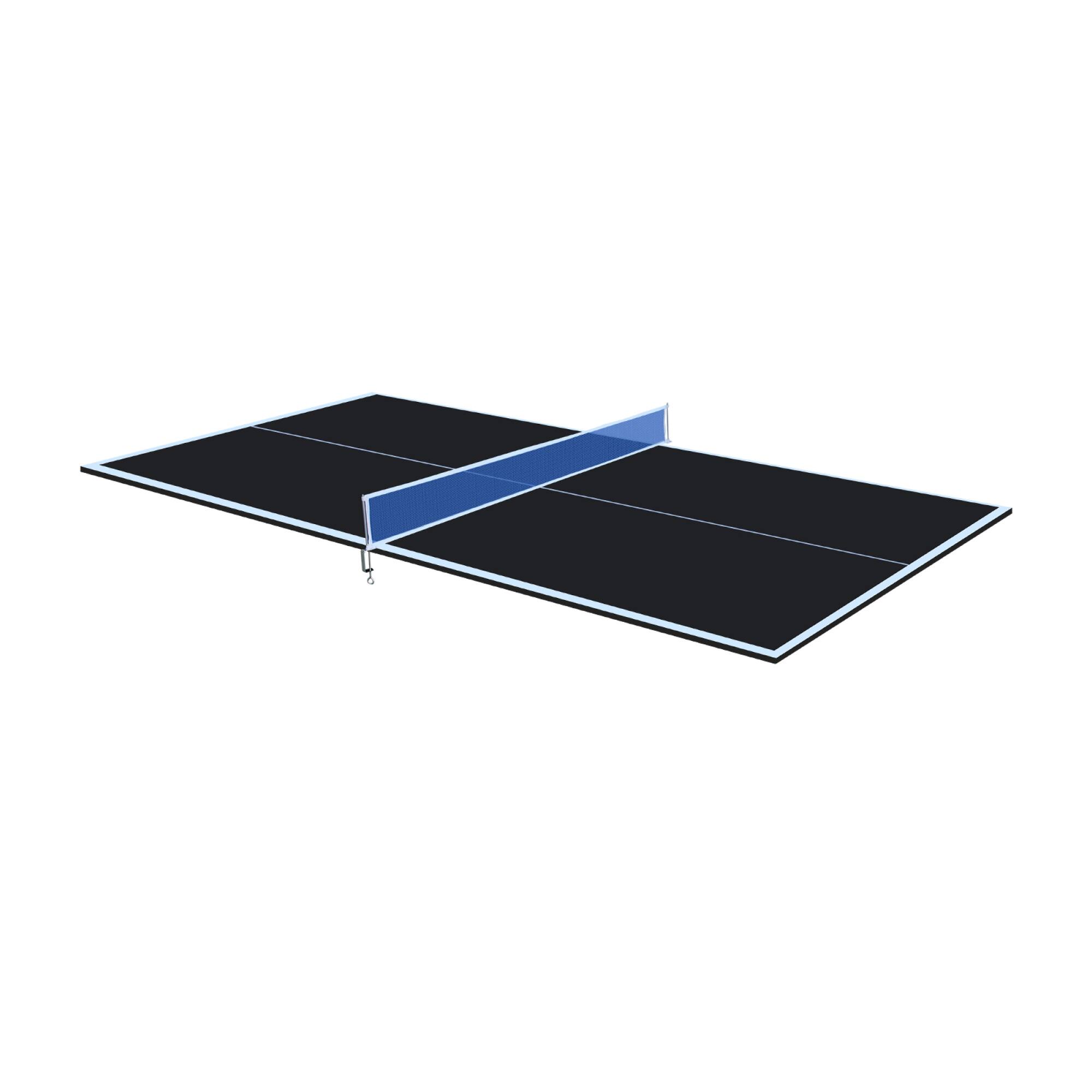 Front. ELEMENT ACE - Mid-Size Portable Table Tennis Conversion Top with Foldable Design for Indoor Game Play - Black.