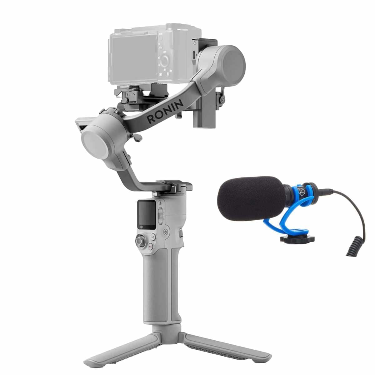 DJI - RS 4 Mini 3-Axis Handheld Gimbal Stabilizer + Compact Condenser Shotgun Microphone price history on PriceWatchPro