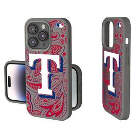 Keyscaper - MLB - Texas Rangers Paisley iPhone Soft Touch Case - 15 - Gray