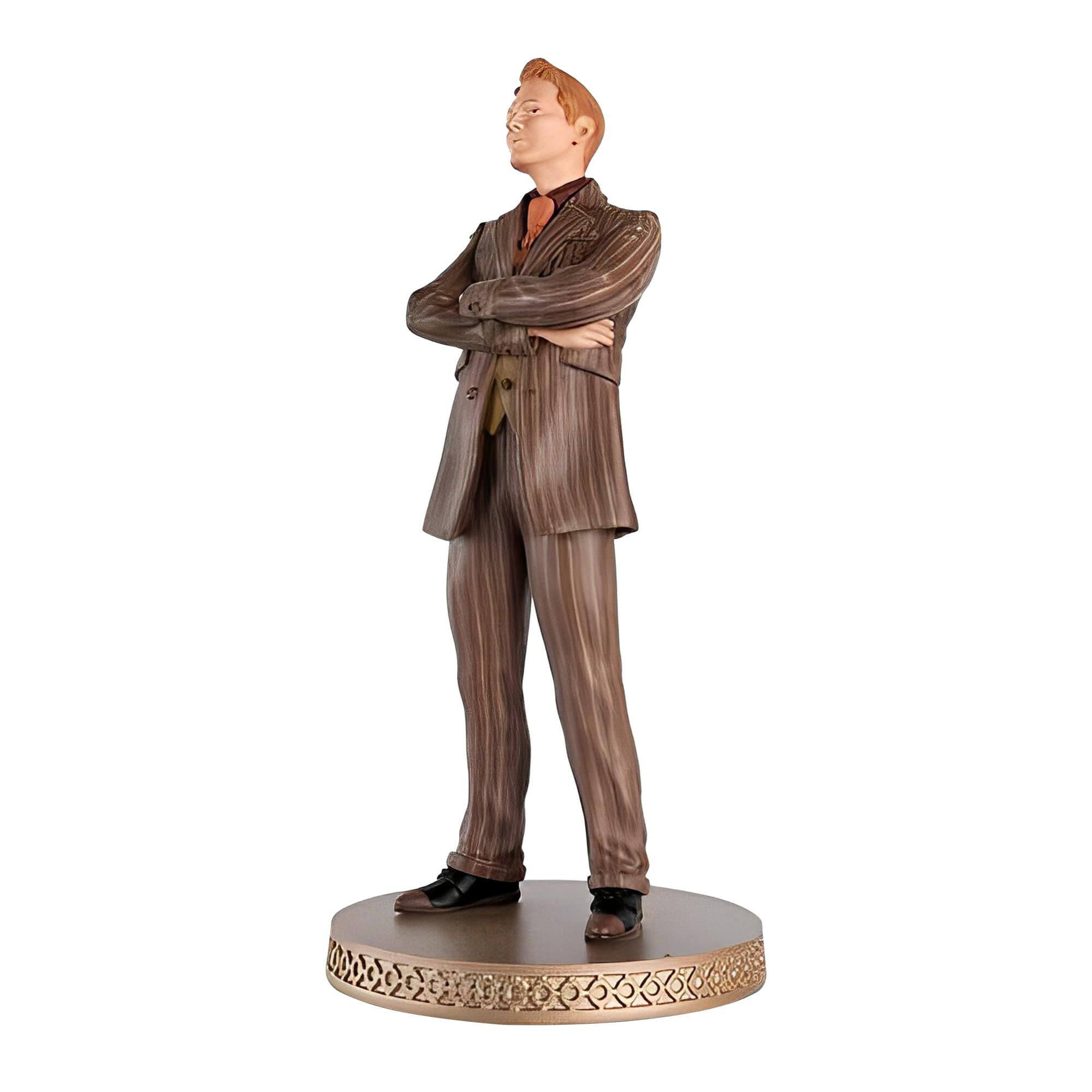 Alt View 1. Harry Potter - Eaglemoss Harry Potter Wizarding World 1:16 Figure | 044 George Weasley - Brown.