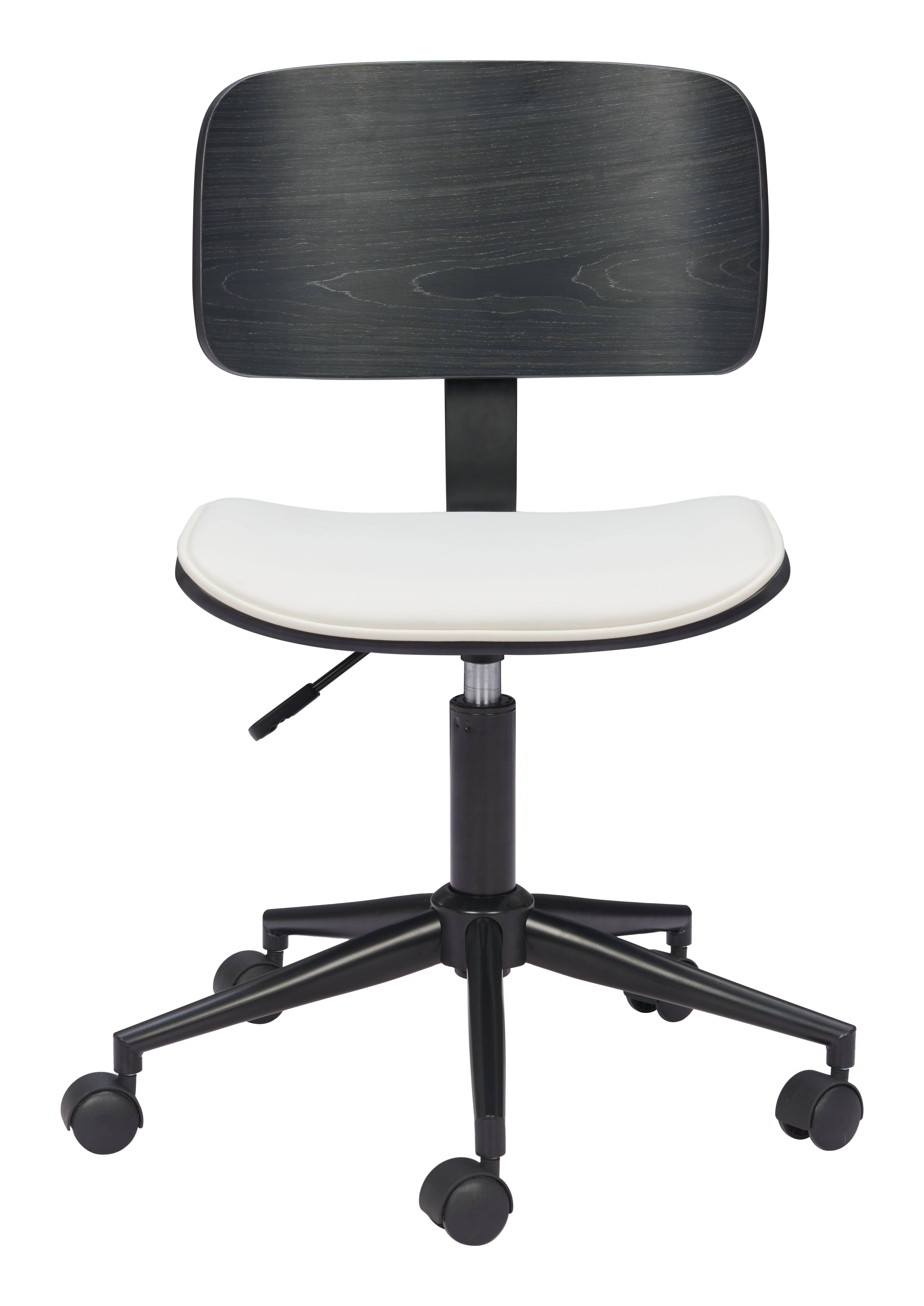 Alt View 1. Hivvago - Duravel Office Chair White & Black - White & Black.