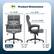 Serta Product Dimensions:
* Width: 28.25"
* Depth: 30.25"
* Back Height: 24.25"
* Seat Depth: 20.25"
* Inner Seat Width: 21.5"
* Weight Capacity: 275 lb.
* Chair Height:
+ Max: 44"
+ Min: 41"
* Seat Height:
+ Max: 22.5"
+ Min: 19.5"