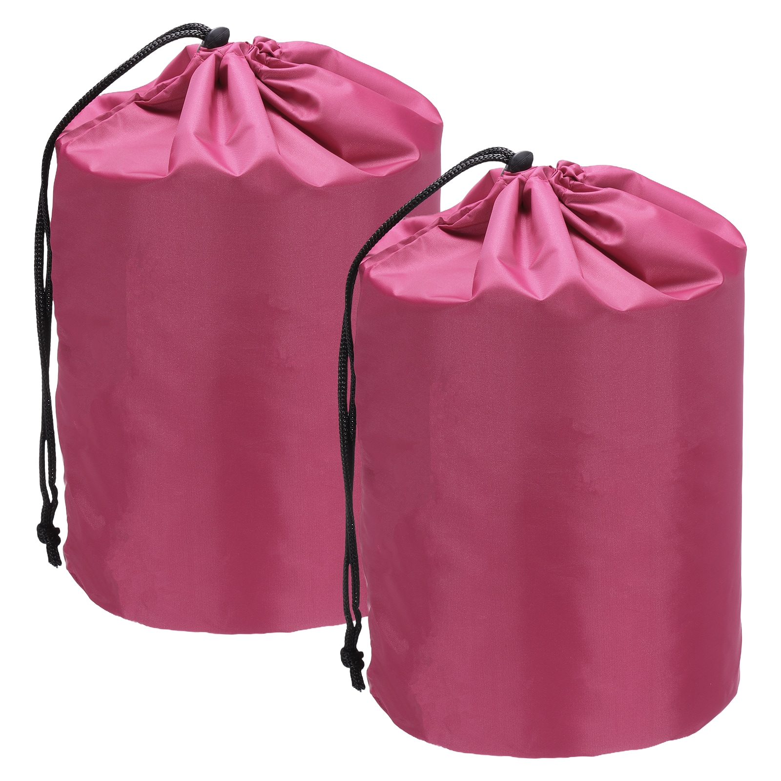 Unique Bargains - Stuff Sack, Nylon Waterproof Storage Sack, Portable Drawstring Outdoor Ditty Bag Ultralight Dust Flap, 4x8Inch & 2pcs - Rose Red price history on PriceWatchPro
