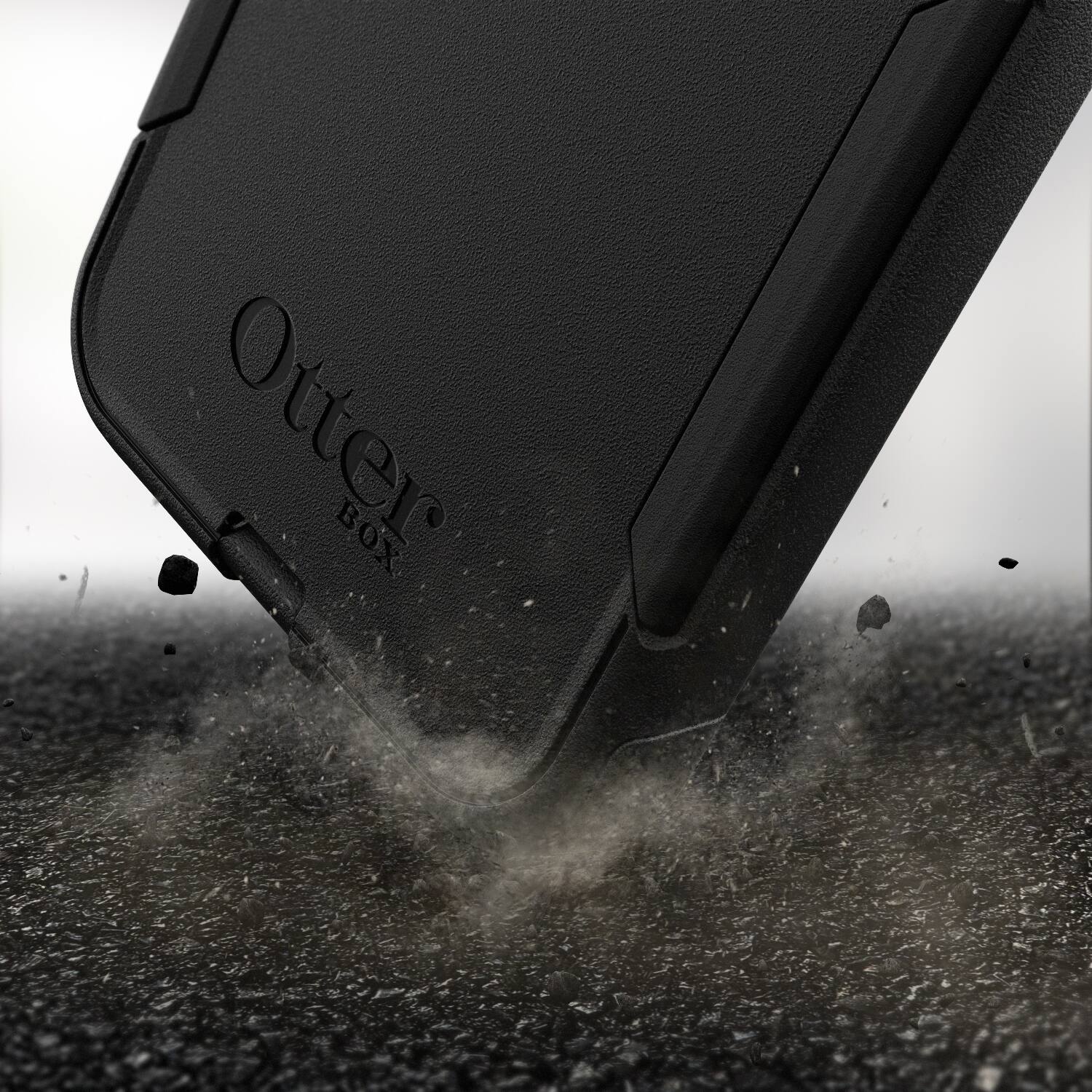 Left. OtterBox - Commuter Series for Apple® iPhone® 12 mini - Black.