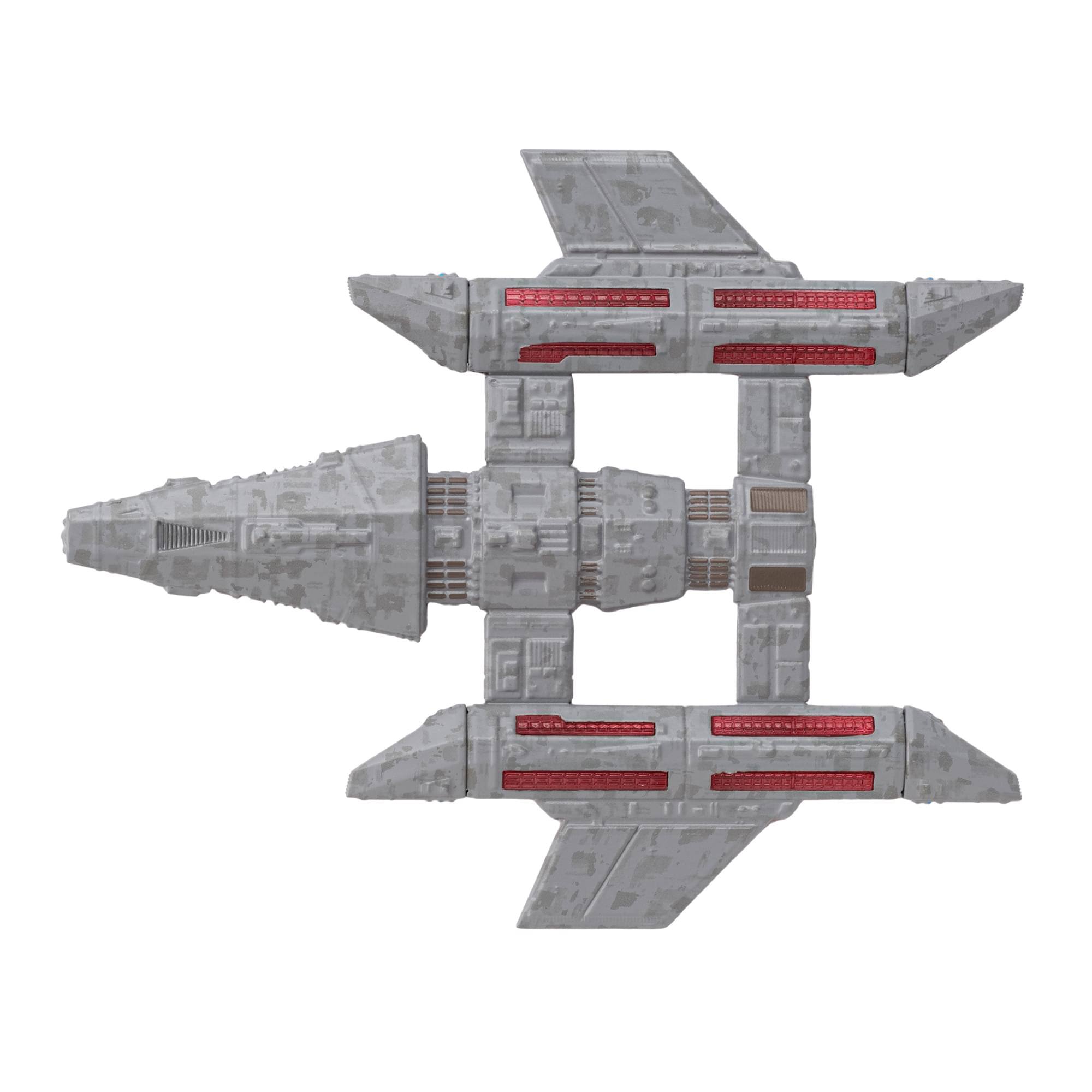 Alt View 5. Eaglemoss - Eaglemoss Star Trek Starship Replica | Tamarian Deep Space Cruiser - Grey.