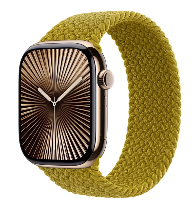 Apple - Watch Band BRAIDED SOLO LOOP 42MM WATCH BAND MY1E3AM/A SZ 5 - CHARTREUSE