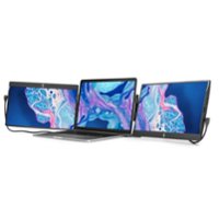 SideTrak - Swivel 12.5" Attachable Portable Monitor - 2 Pack - Black - Front_Zoom