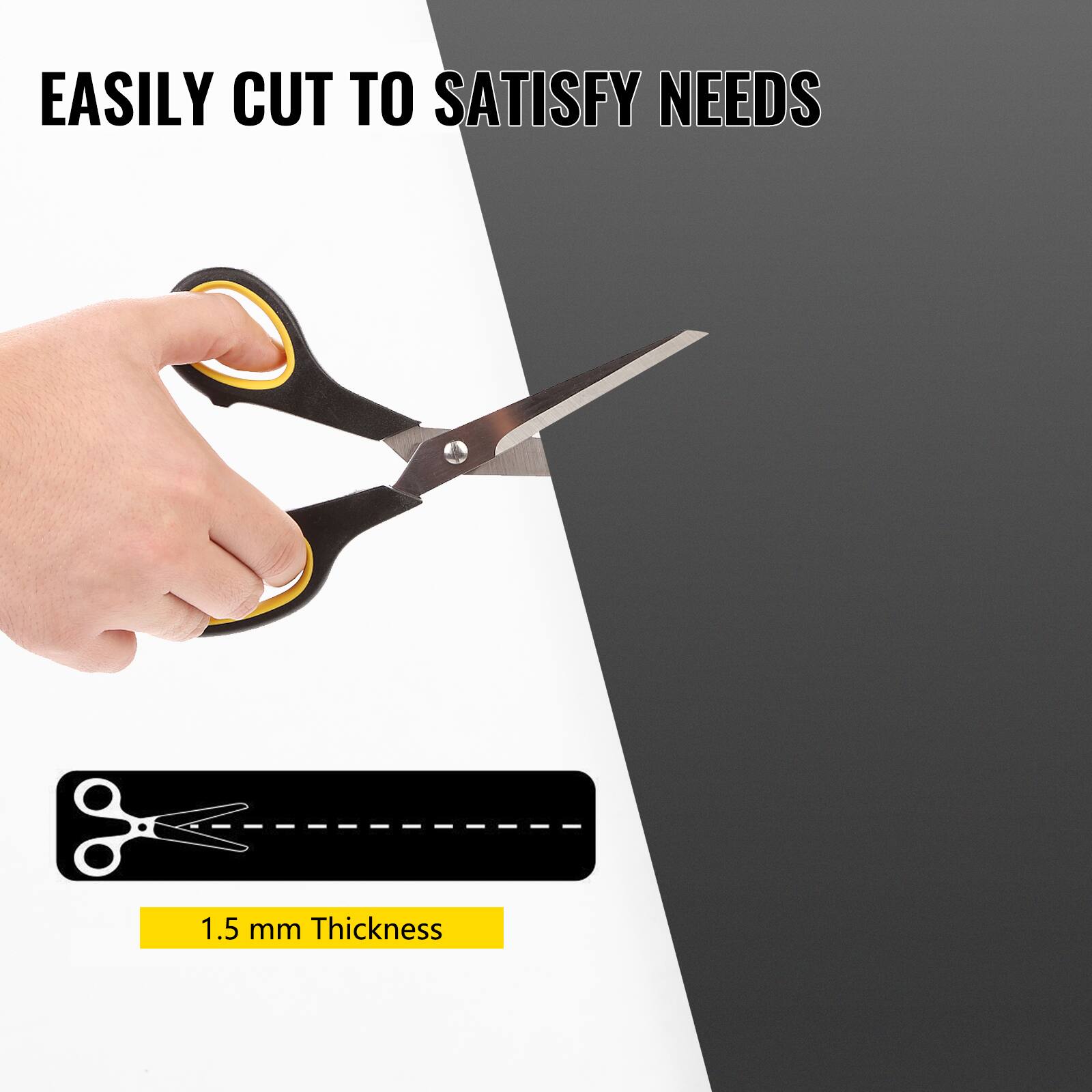 EASILY CUT TO SATISFY NEEDS  
1.5 mm Thickness
